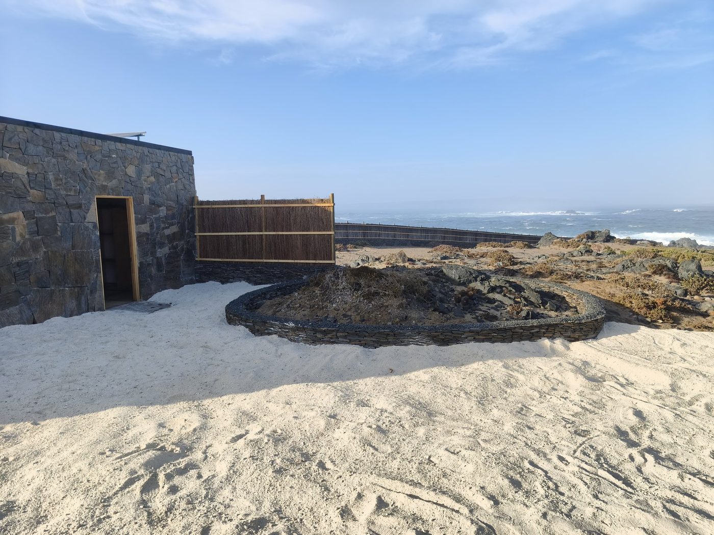 Casa Piedra Techo Paja