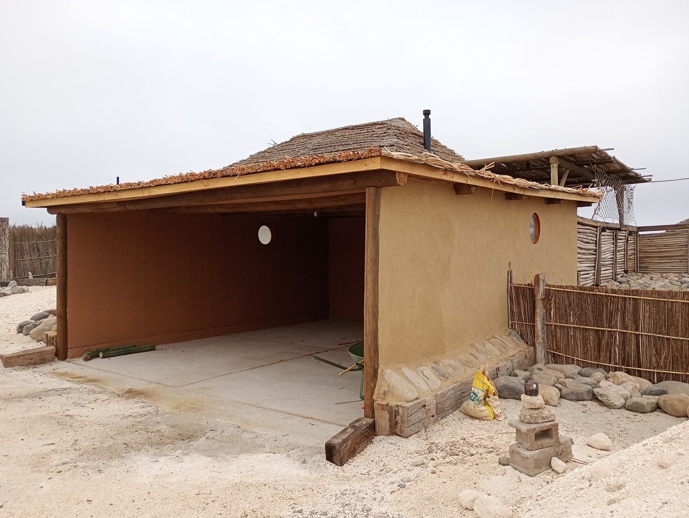 Techumbre Paja Adobe